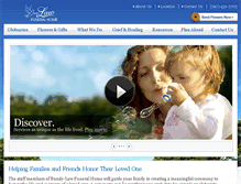 Tablet Screenshot of bundy-lawfuneralhome.com